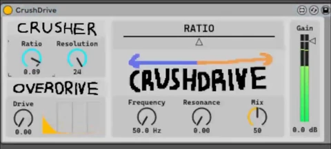 CrushDrive audio plug-in